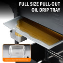 3-in-1 Gasgrill mit Grillplatte & 4 Brennern | 49.000 BTU