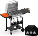 3-Brenner Gasgrill 36.000 BTU | Mobil mit Deckel