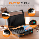 3-in-1 Panini-Grill 1000 W | Sandwichmaker & Kontaktgrill