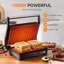 3-in-1 Panini-Grill 1000 W | Sandwichmaker & Kontaktgrill