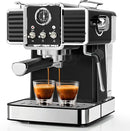 Retro-Espressomaschine 20 Bar mit Milchaufschäumer