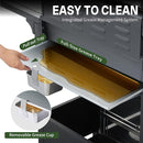 2-in-1 Gasgrill mit Grillplatte & 4 Brennern | 49.000 BTU