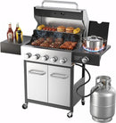 Gasgrill mit 5 Brennern & Seitenbrenner | 68.000 BTU