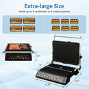 3-in-1 Kontaktgrill 1600 W mit Automatikprogrammen