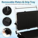 3-in-1 Kontaktgrill 1600 W mit Automatikprogrammen