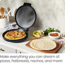 Multifunktionaler Pizzaofen 1440 W mit 30-cm-Antihaftplatten